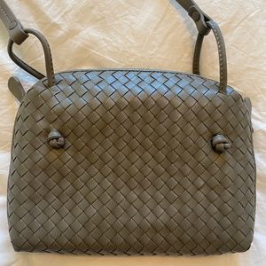 Grey intercciato bag